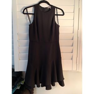 Black Banana Republic dress w sheer yoke, Sz 2